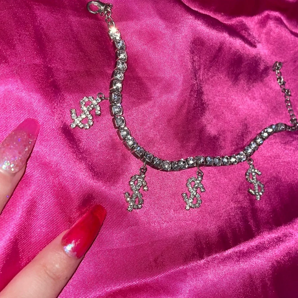NWT Icy B*tch Rhinestone Anklet ๐ - Picture 1 of 2